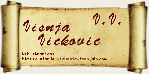 Višnja Vicković vizit kartica